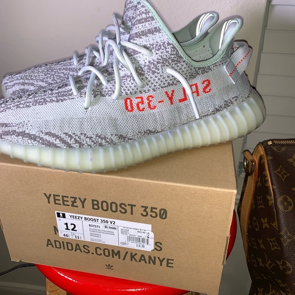 yeezy blue tint size 12